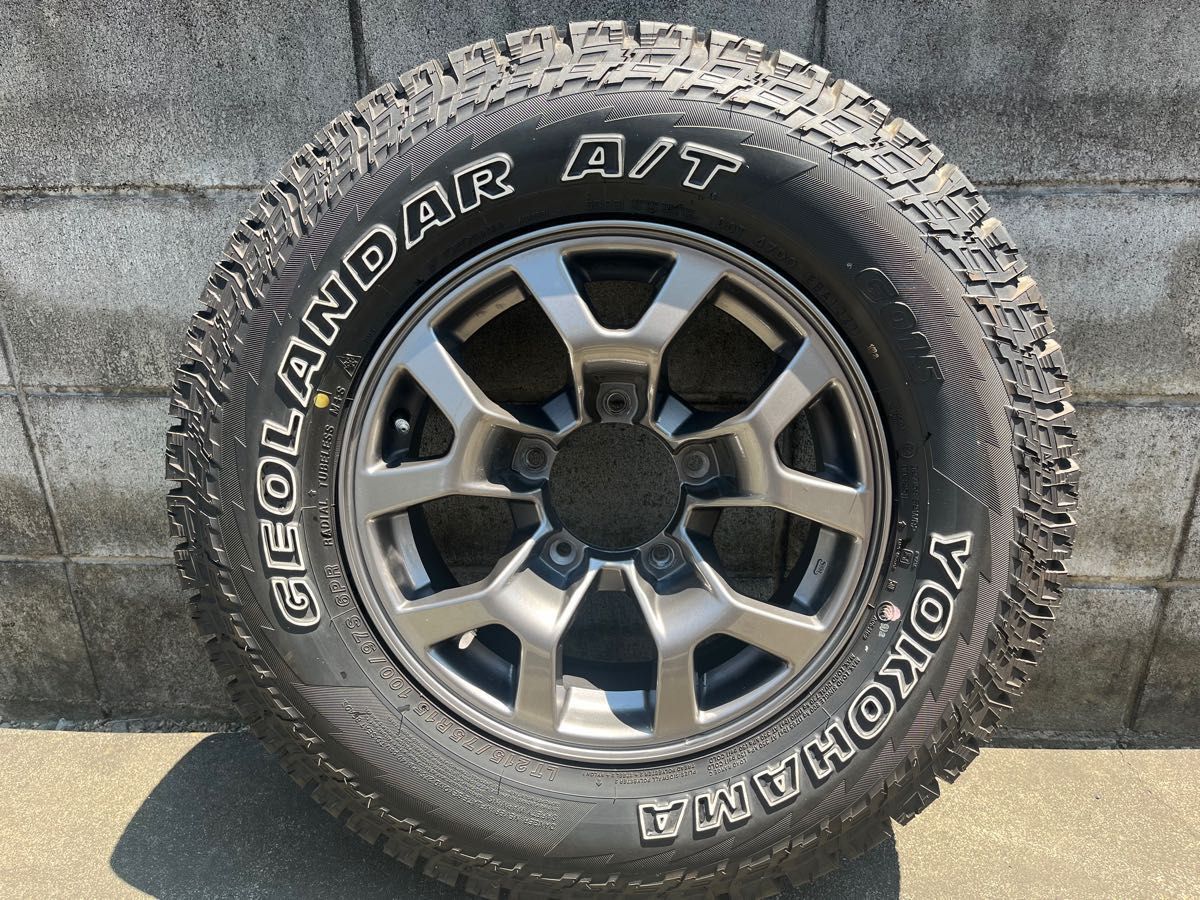 ヨコハマ GEOLANDAR A/T G015＋新型ジムニーシエラ純正ホイールセット