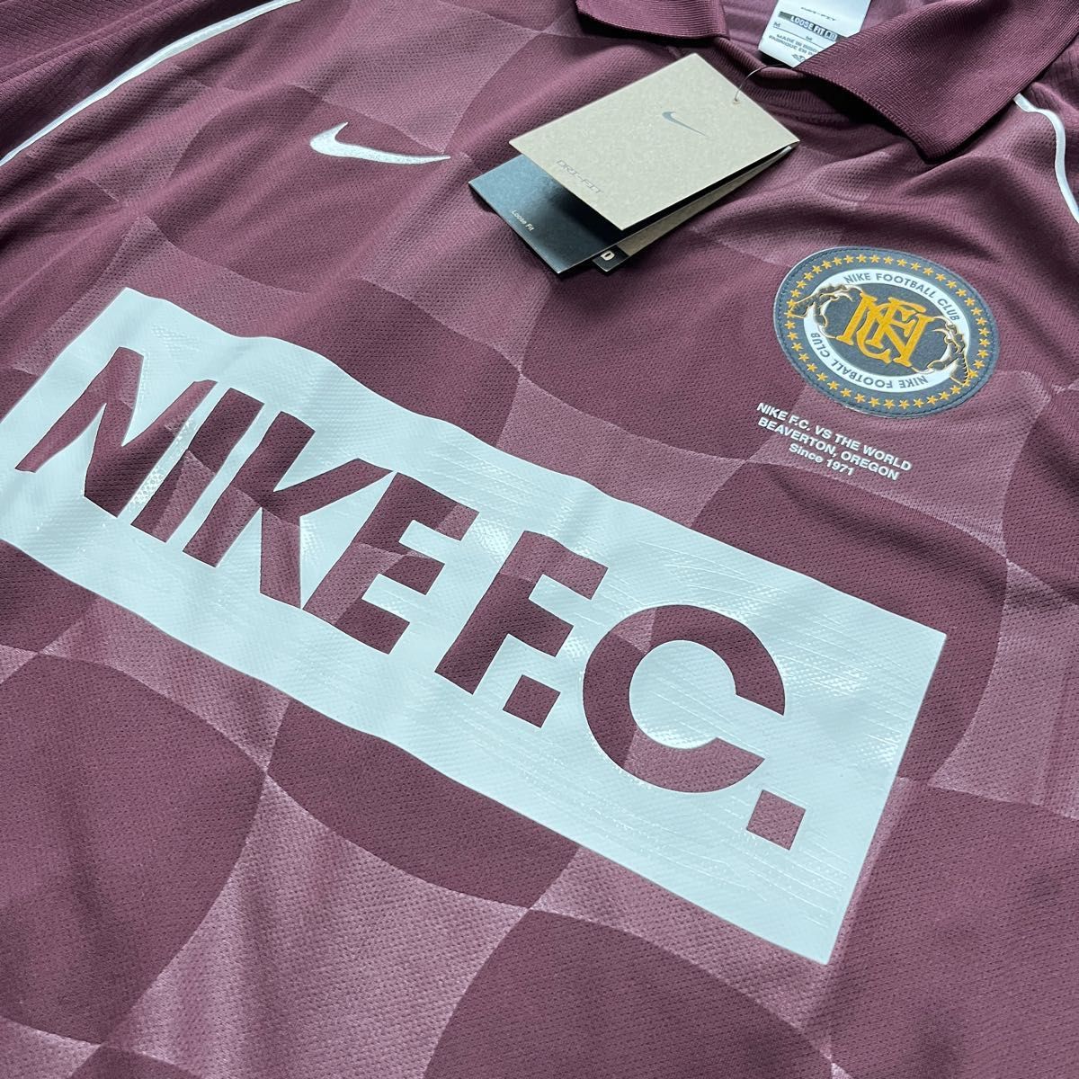 NIKE DF FC WC S/S ナイキFC ゲームシャツ サッカーシャツ