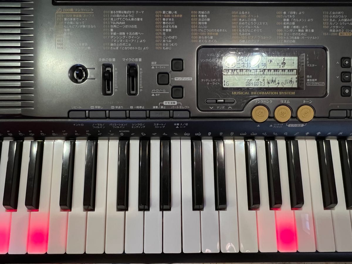 緑屋】カシオ キーボード LK-113 動作品 台・イス付*n CASIO