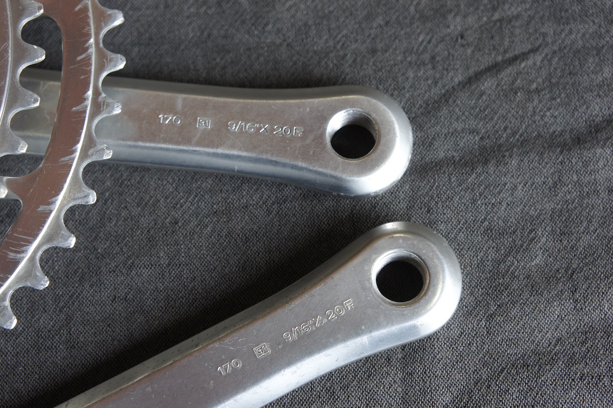 送料込 80s Campagnolo Victory クランク 52T/42T 170mm Cレコ期