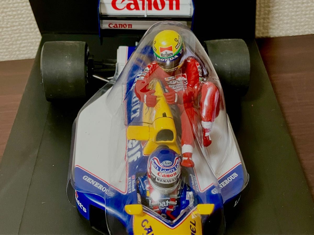 1/18 ウィリアムズ ルノー FW14 N マンセル セナタクシー 1991イギリス