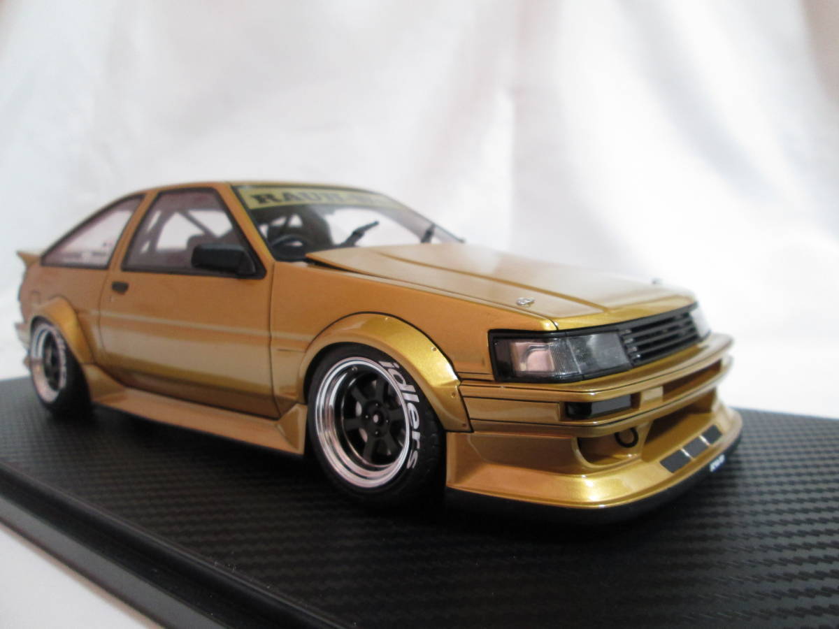 イグニッションモデル 1/18 RWB トヨタ カローラレビン AE86 ハチロク