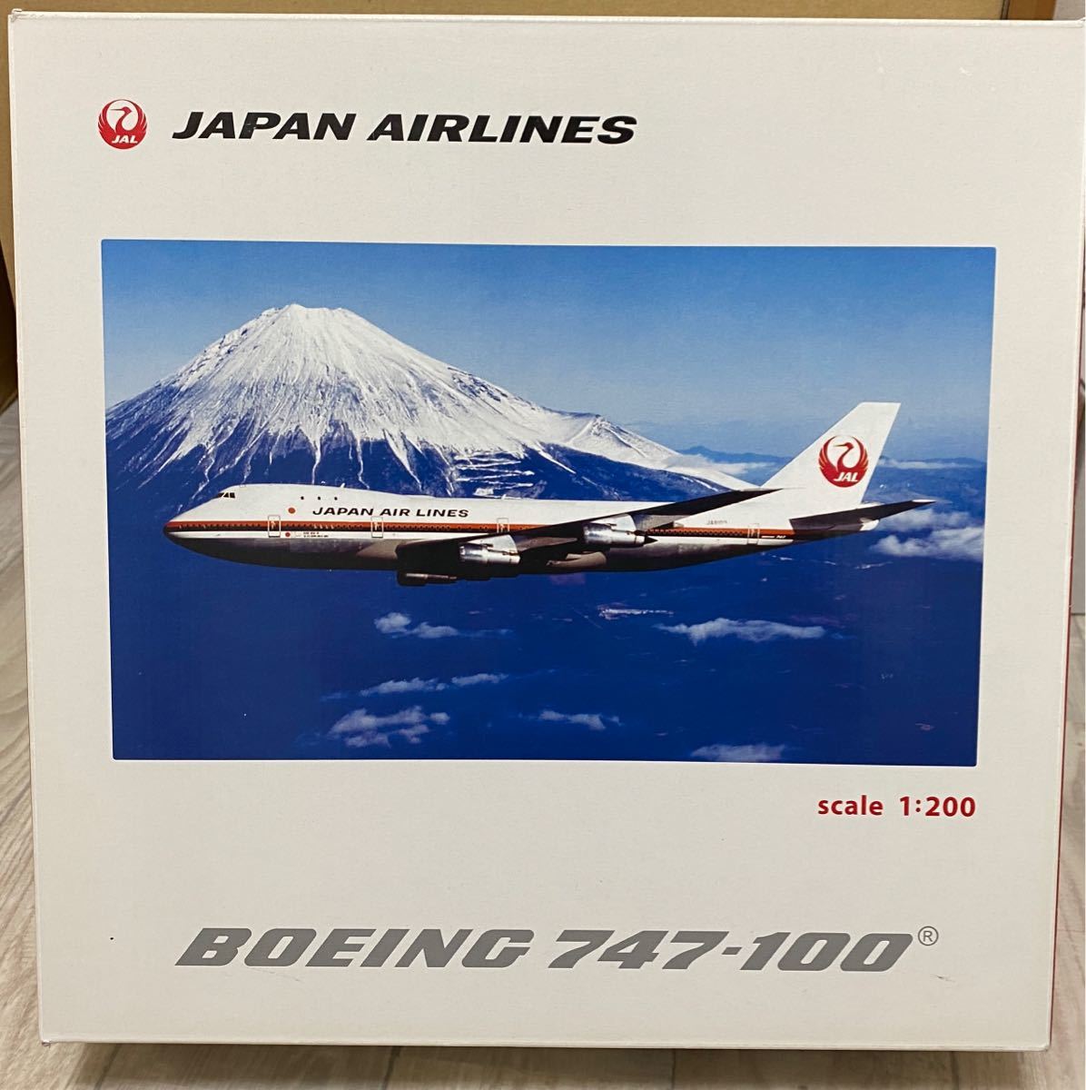 JAL ボーイング747-100 スケール1/200 JAL ボーイング747-100 スケール