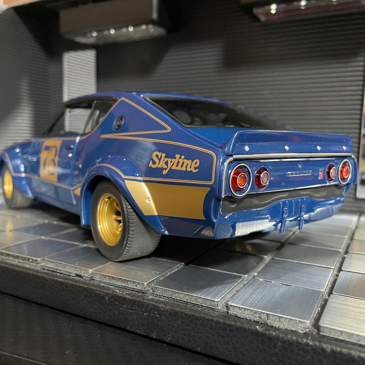 絶版未展示品 京商 1/18 日産 スカイライン 2000GT-R(KPGC110) RACING