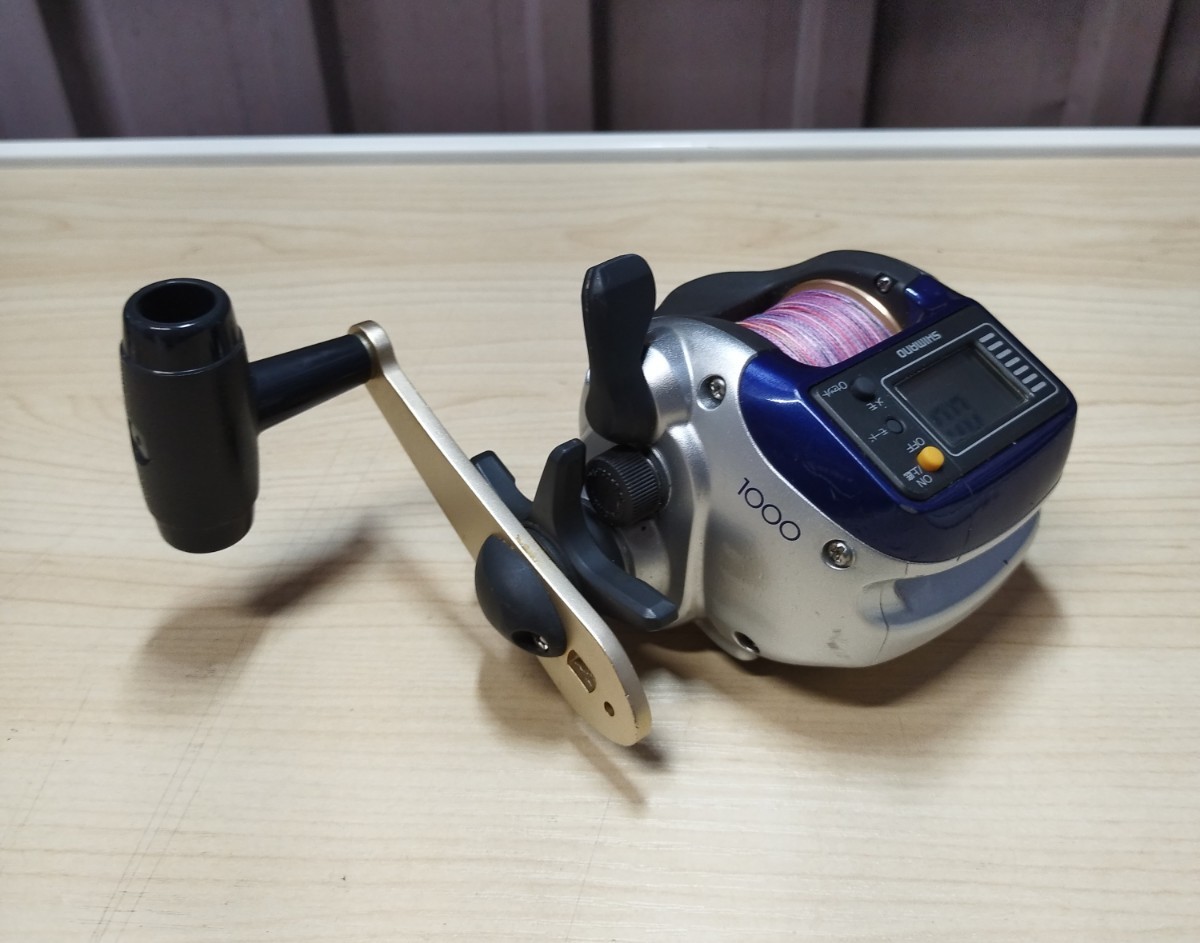 SHIMANO SLS 小船1000 デジタルカウンター付き 小型両軸リール