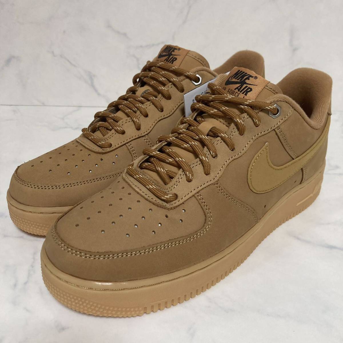 送料無料 【新品】23 5cm Nike Air Force 1 Low Flax/Wheatナイキ エア