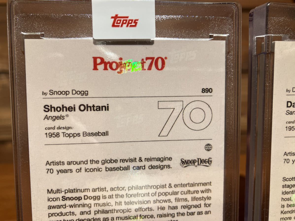 未開封】Topps Project70 大谷翔平#890 891 2枚セット カードゲーム