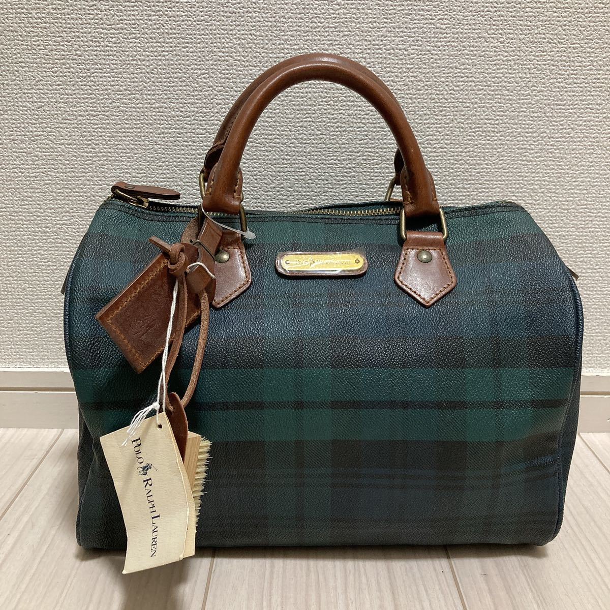 美品 ポロラルフローレン メンズ レディース トートバッグ ミニ