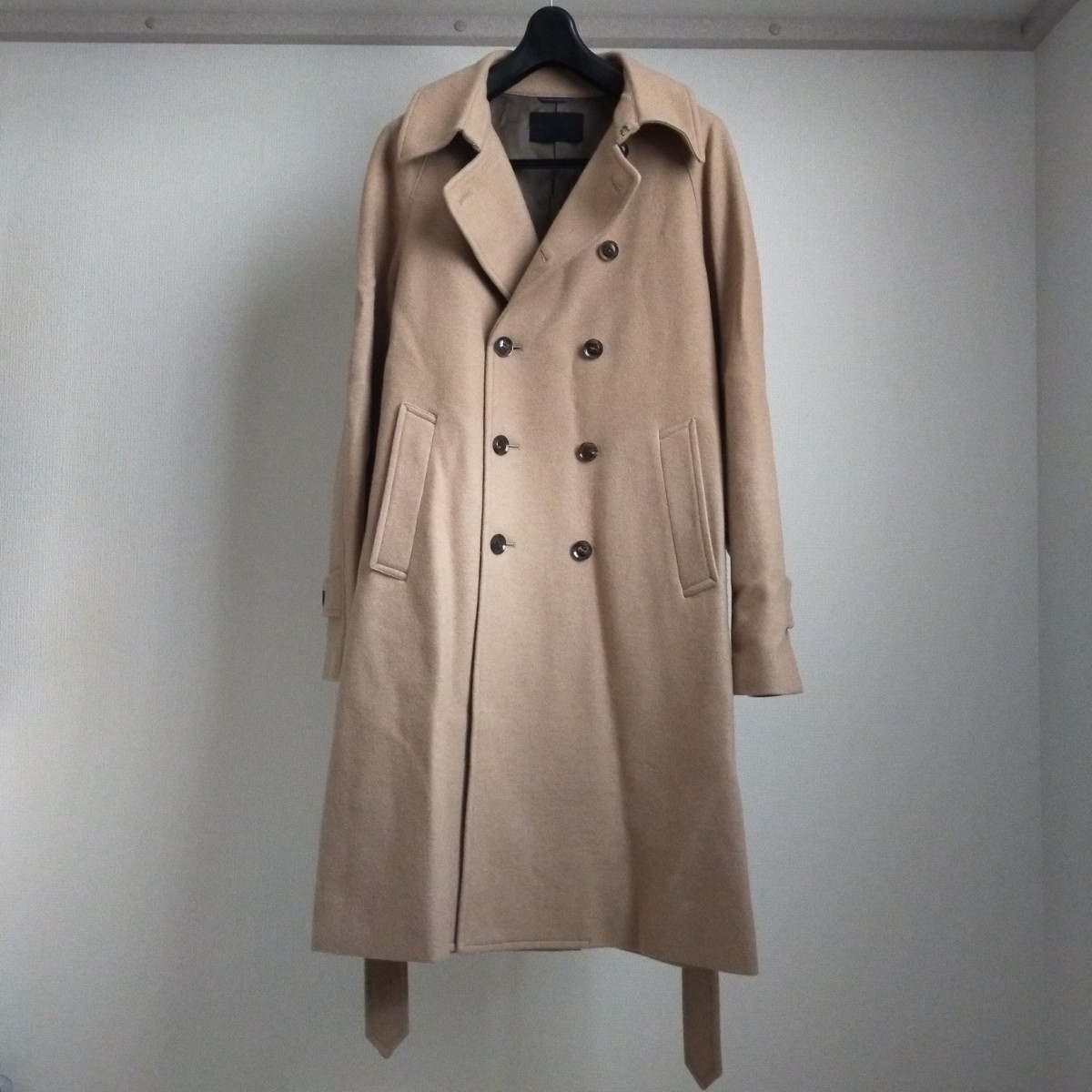 junhashimoto 18AW BELTED COAT オーバーサイズガウンコート トレンチ