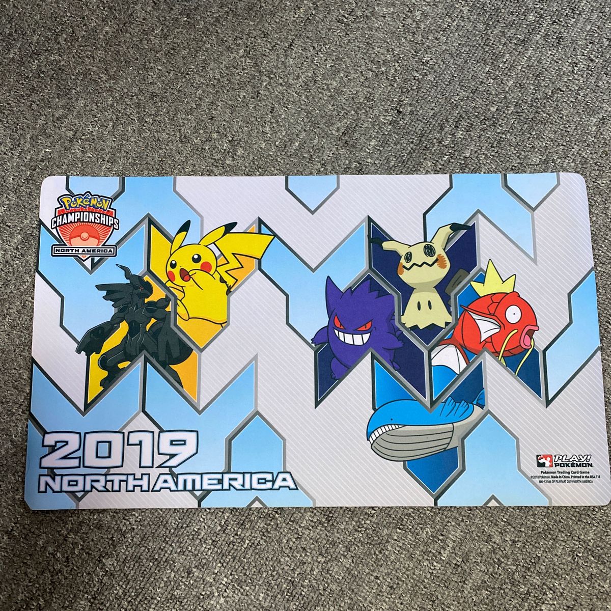 ポケモンカードゲーム 海外公式プレイマット 2019 北米チャンピオン