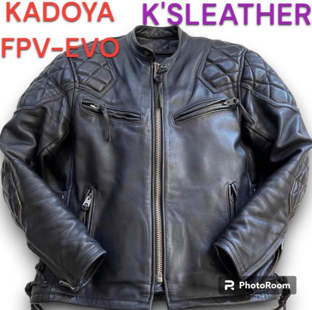 KADOYA カドヤ FPV-EVO カウレザー シングルライダースジャケット