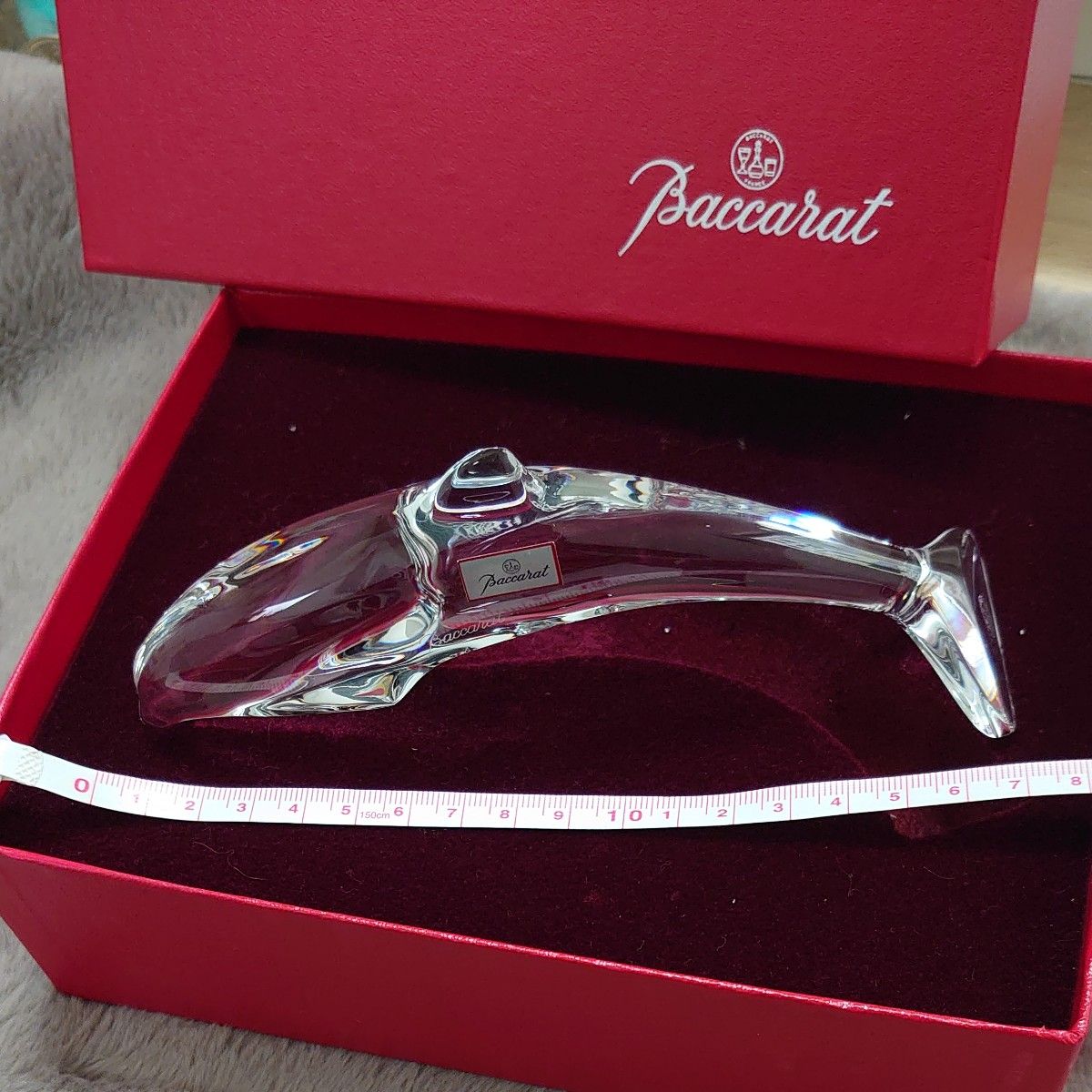 バカラ イルカ フィギュリン】Baccarat クリスタルガラス 高級