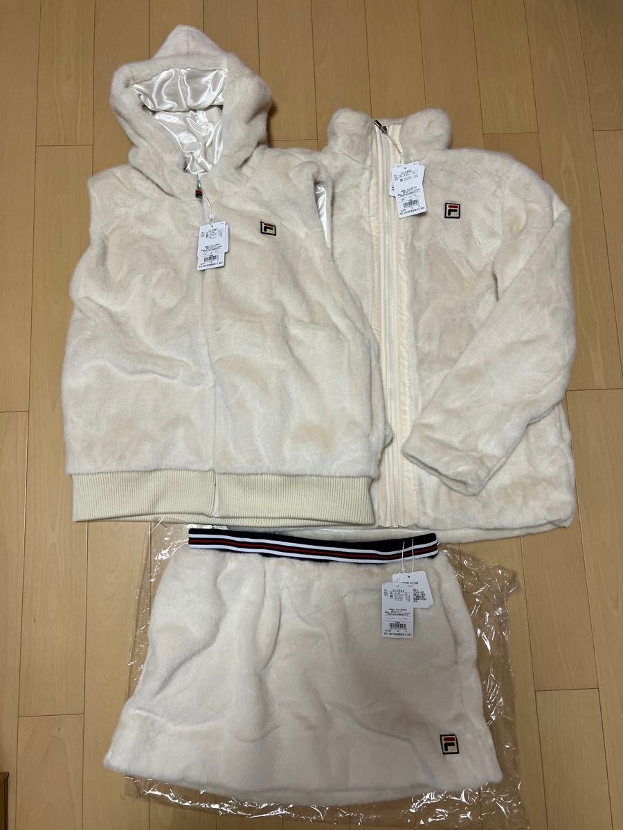 フィラ テニスウェア レディース ファー シリーズ XL 3点セット 新品未
