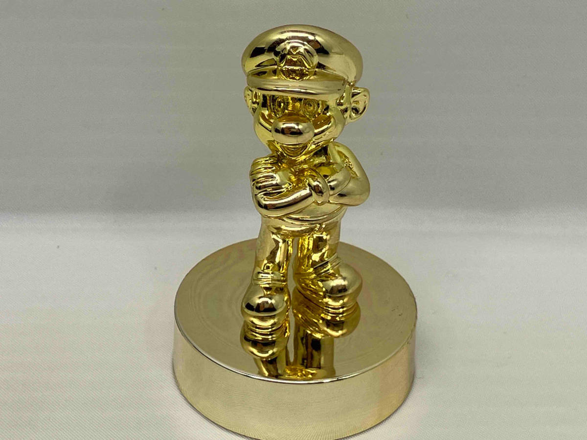 ゆう101】任天堂 スーパーマリオ ゴールド 黄金のマリオ像 非売品 超