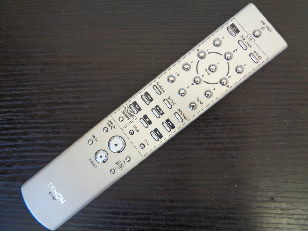 Yahoo!オークション - リモコン RC-1207 DENON デノン PMA-2500NE DCD-