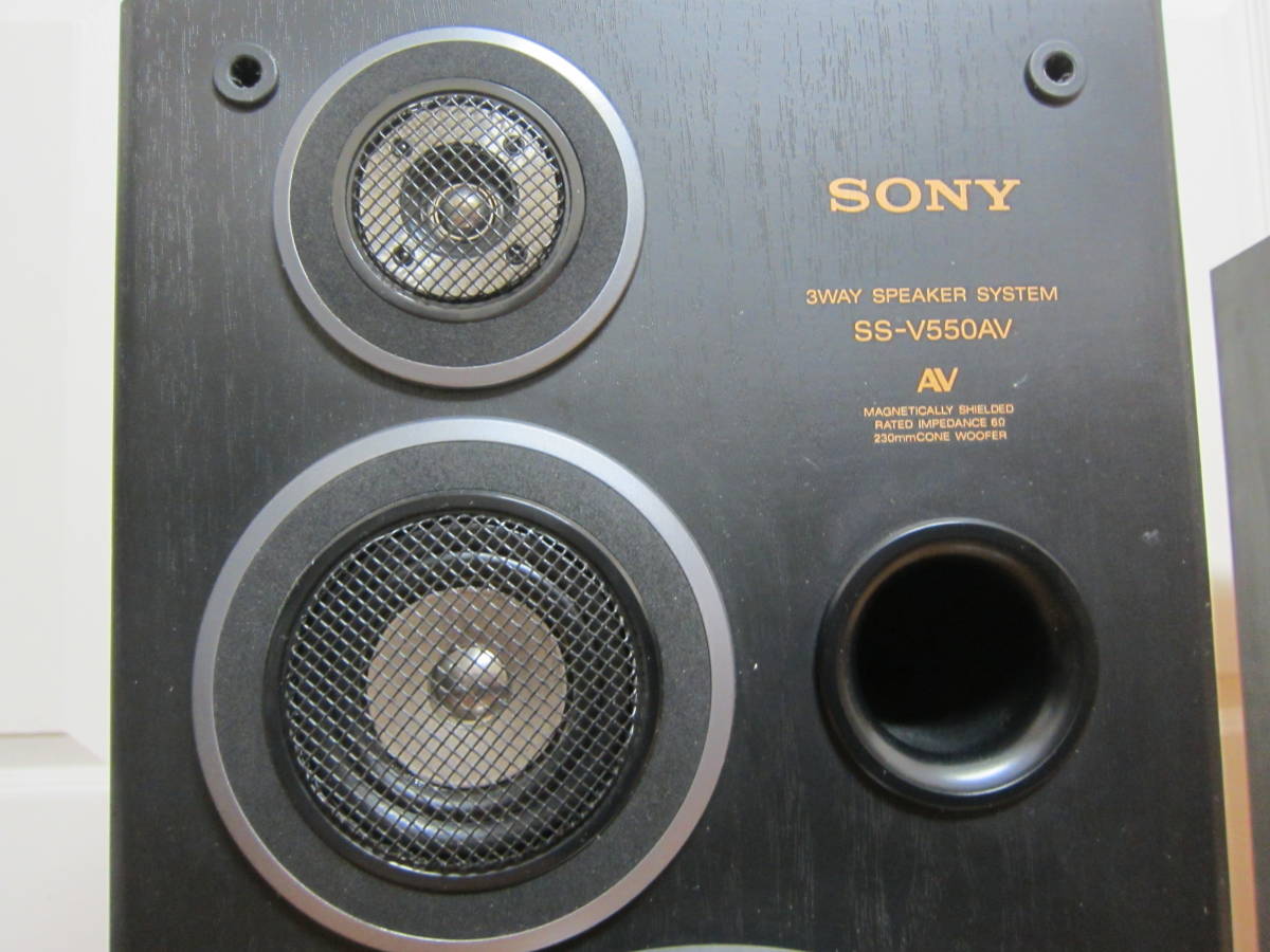 SONY speaker SS-V550AV 23cm 3way JAPAN made operation goods 2