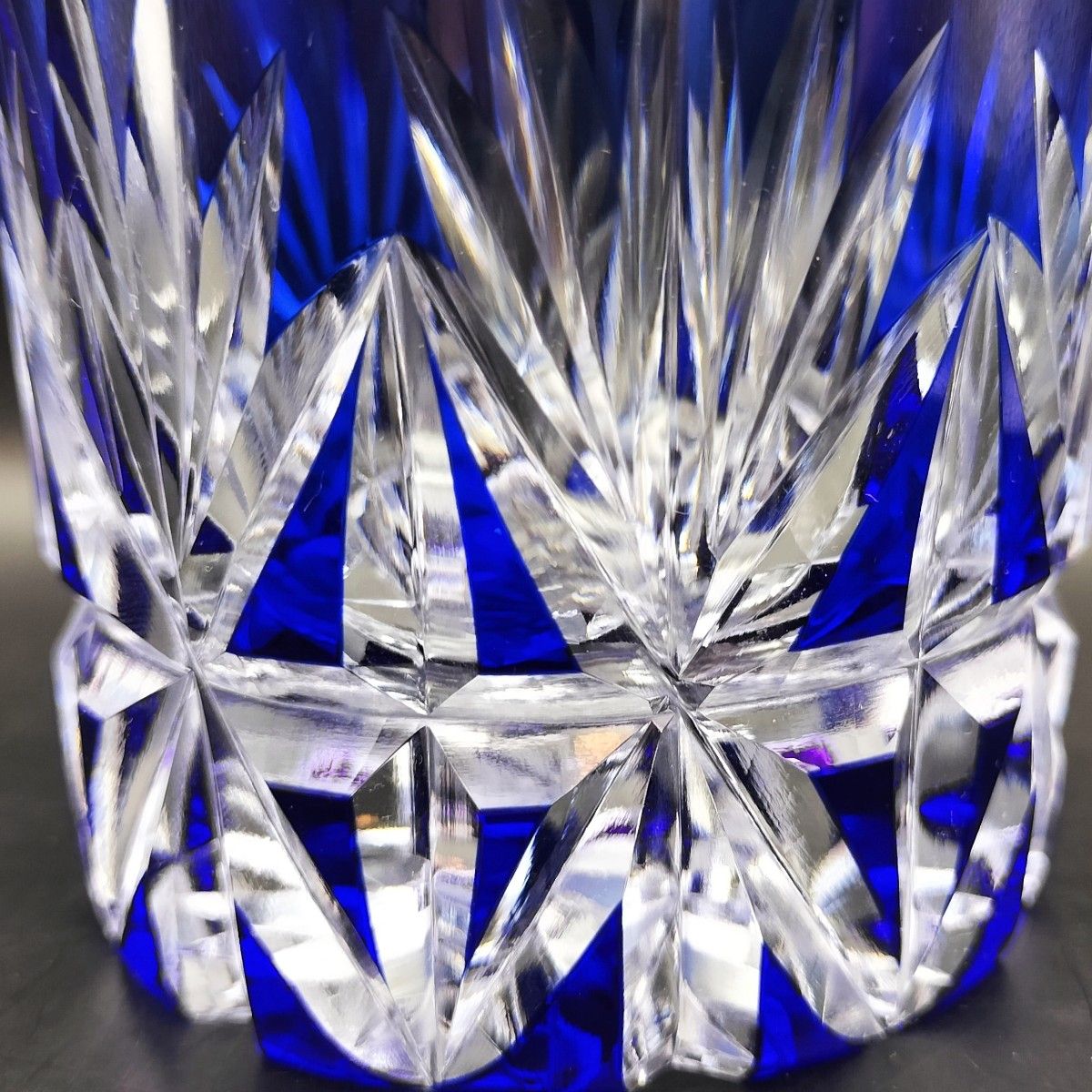希少品 HOYA クリスタル 最高級ロックグラス（切子 江戸切子 薩摩切子