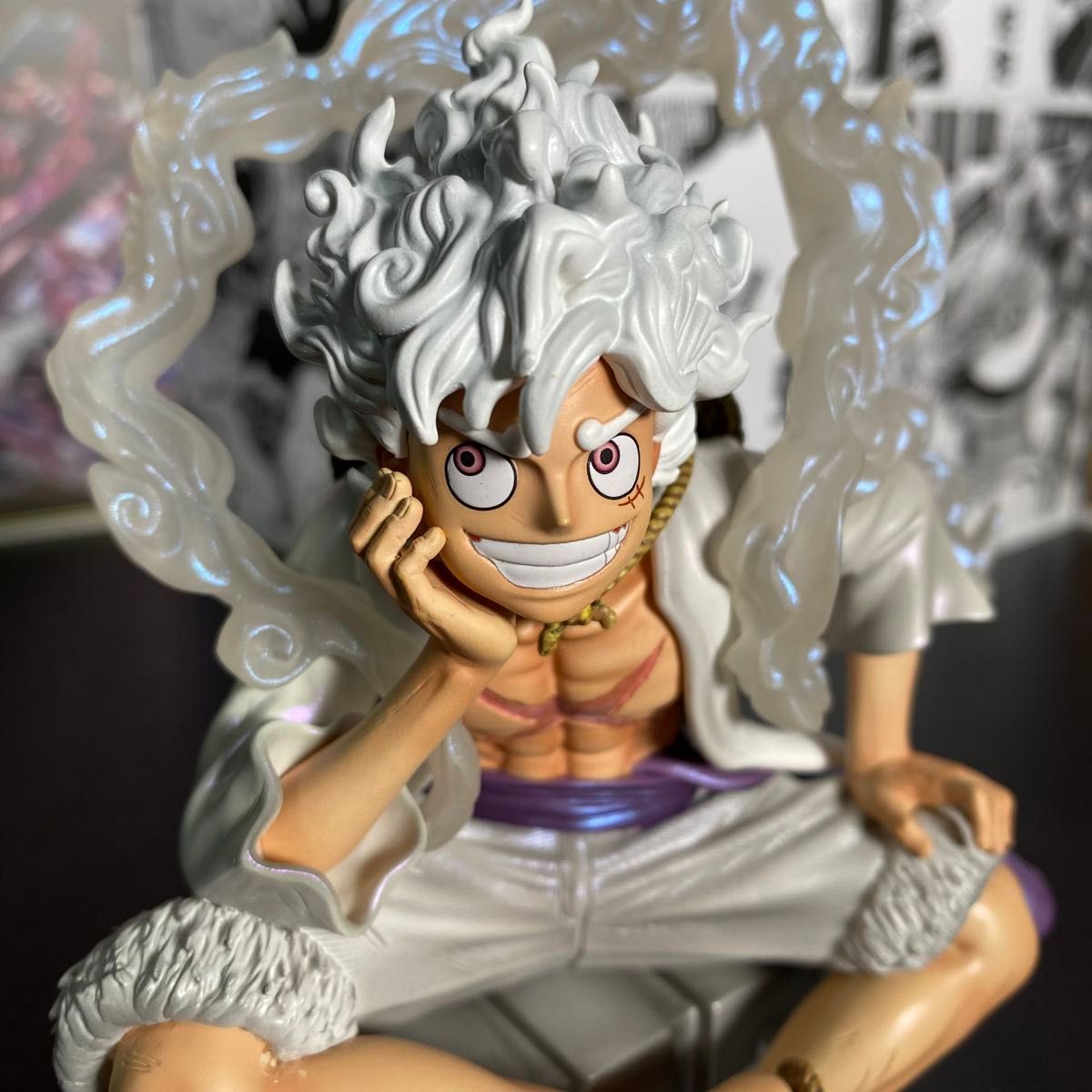 ニカ ルフィ 着座 ワンピース フィギュア ガレージキット ONE PIECE