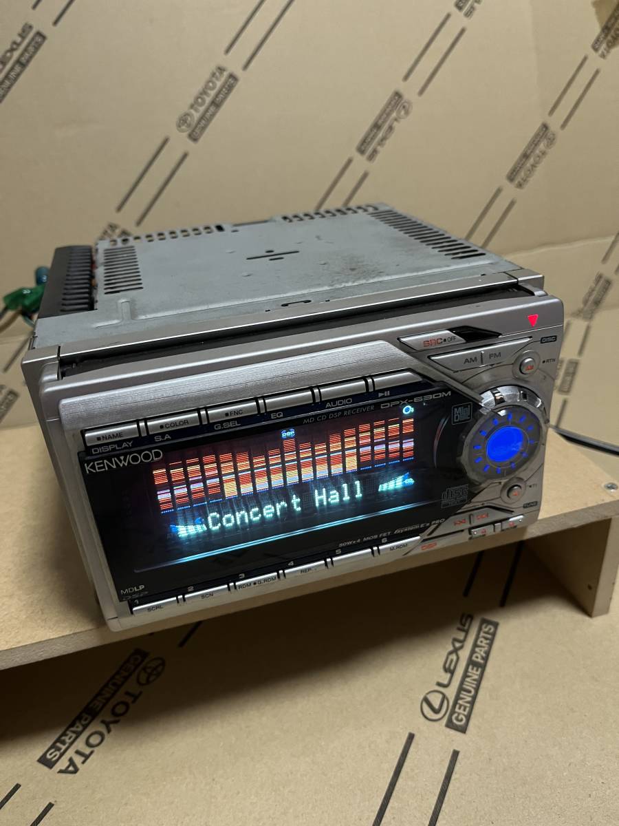 KENWOOD DPX-630M CD&MDデッキ DSP スペアナ チャーチ｜Yahoo!フリマ