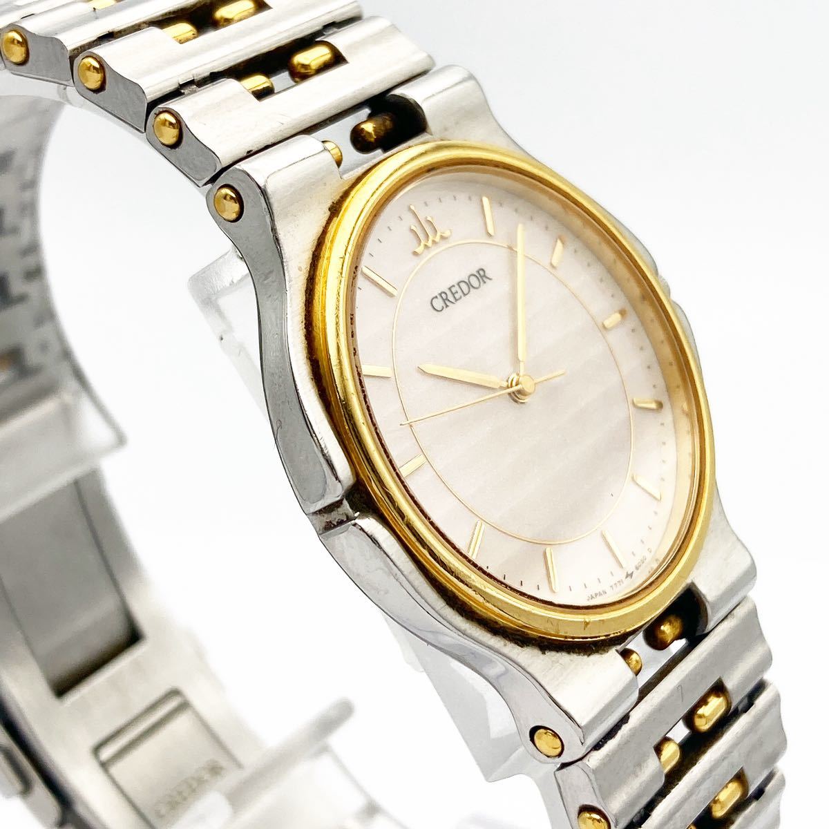 Yahoo!オークション - SEIKO CREDOR 18KTベゼル 7771-6040 セイコー ク