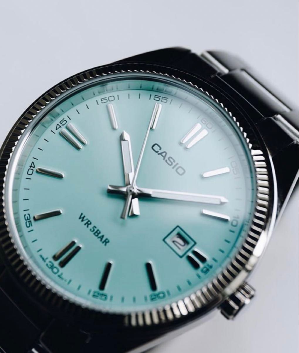 CASIO Collection MTP-1302D-2A2JF ターコイズブルー ティファニー
