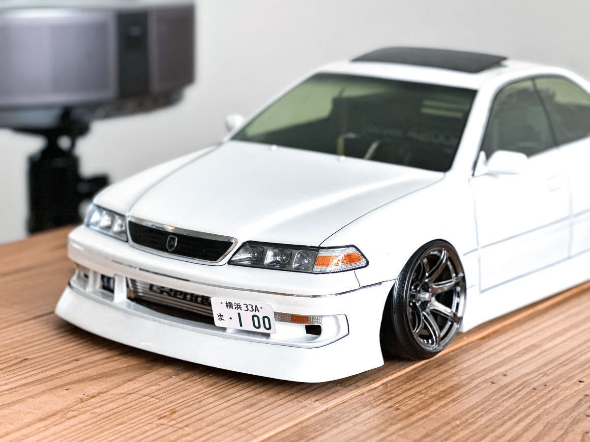 カスタムRCカー ボディ 100マークII 再販決定】Toyota マークⅡ JZX100