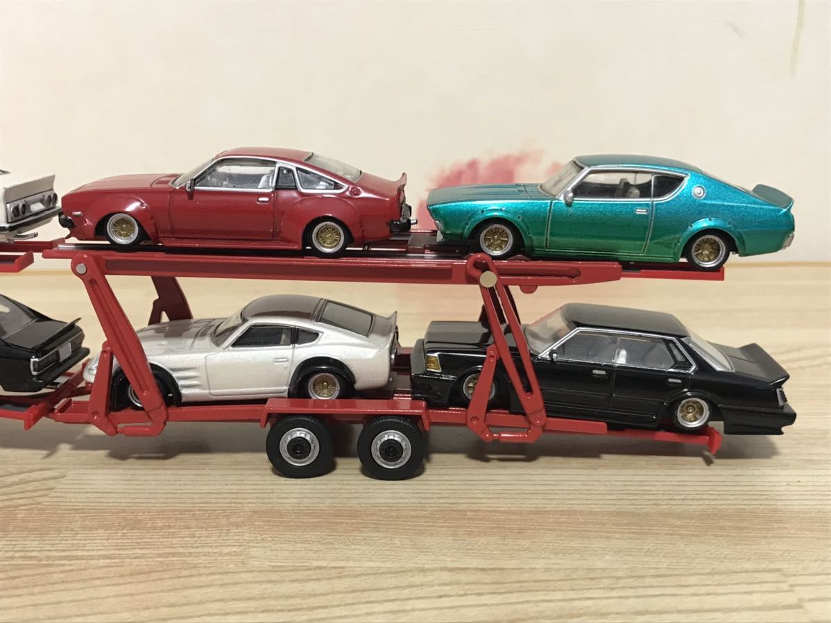 送料無料 1/64 スカニア カーキャリア トレーラートラック トランス
