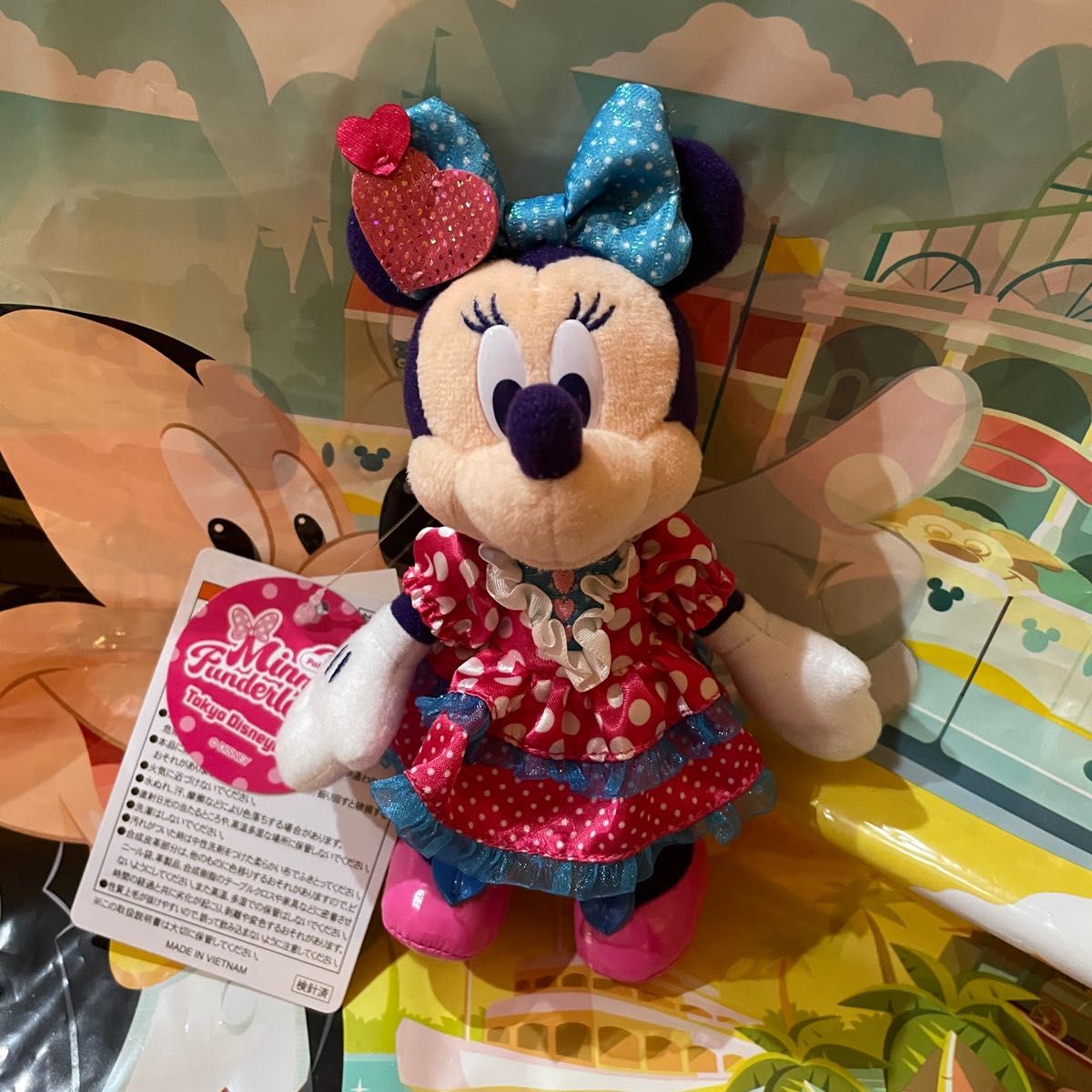 ミニー ぬいぐるみバッジ パルパルーザ ミニー ファンダーランド