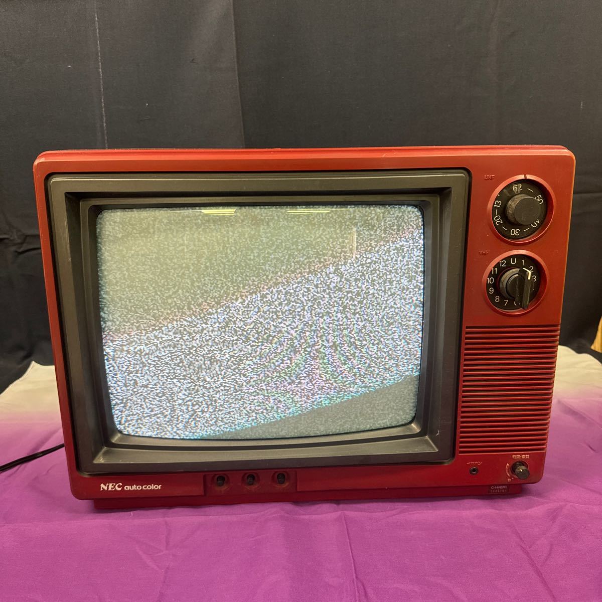 Yahoo!オークション - 昭和レトロ NEC カラーテレビ 83製 1-6月期C-14
