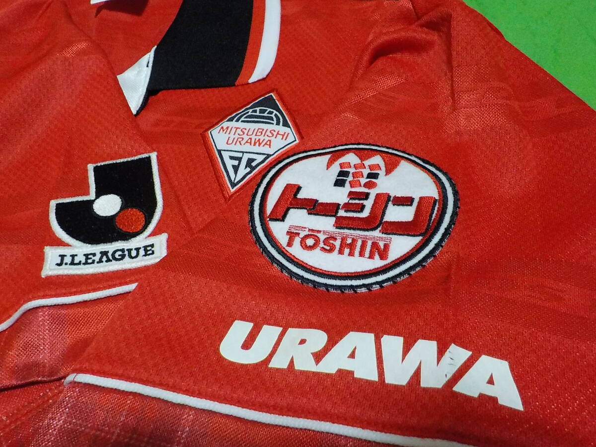 90s 当時物PUMA 浦和レッズ 1999/2000 ホーム半袖ユニフォーム No 11