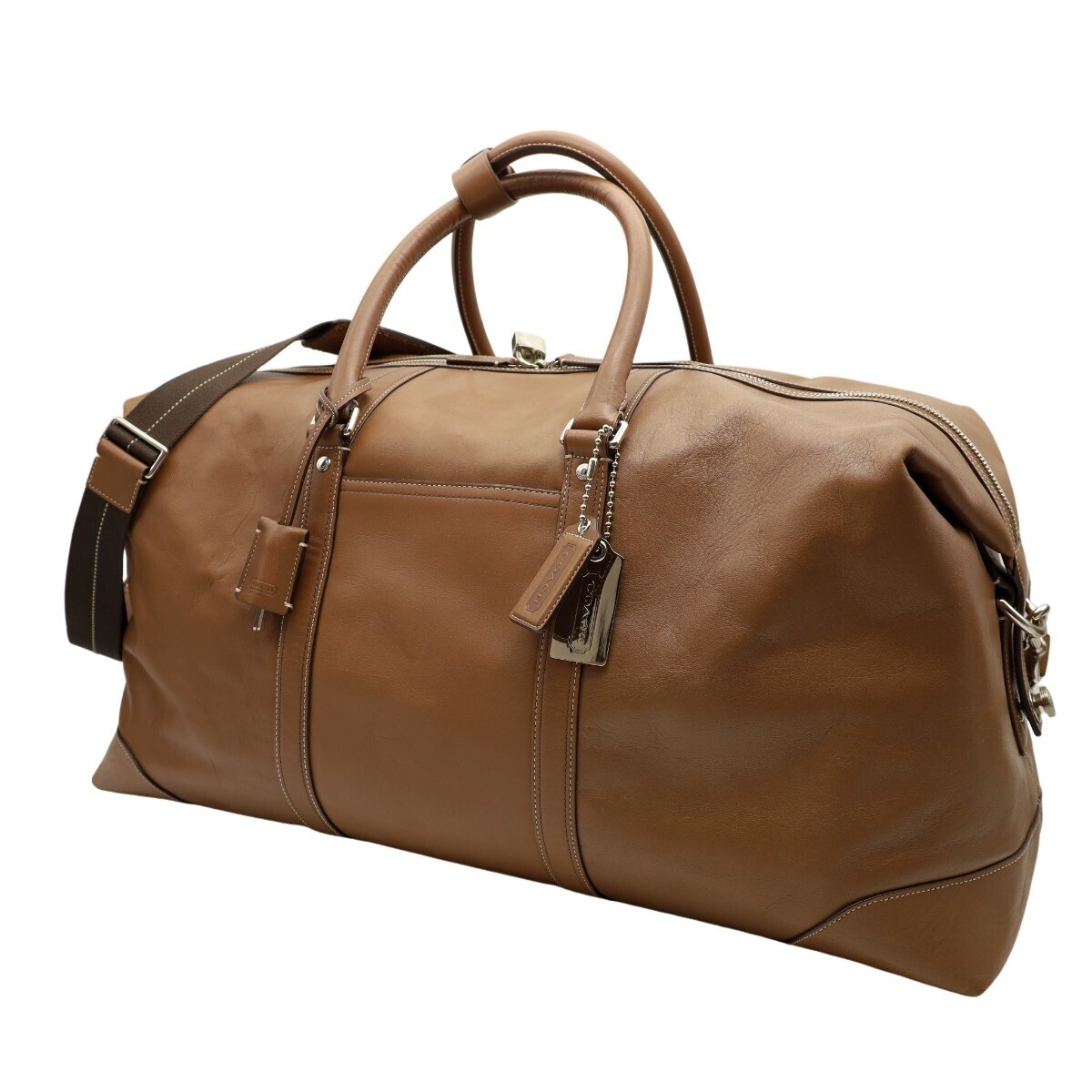 送料無料 美品 COACH コーチ メンズ ボストンバッグ トランス