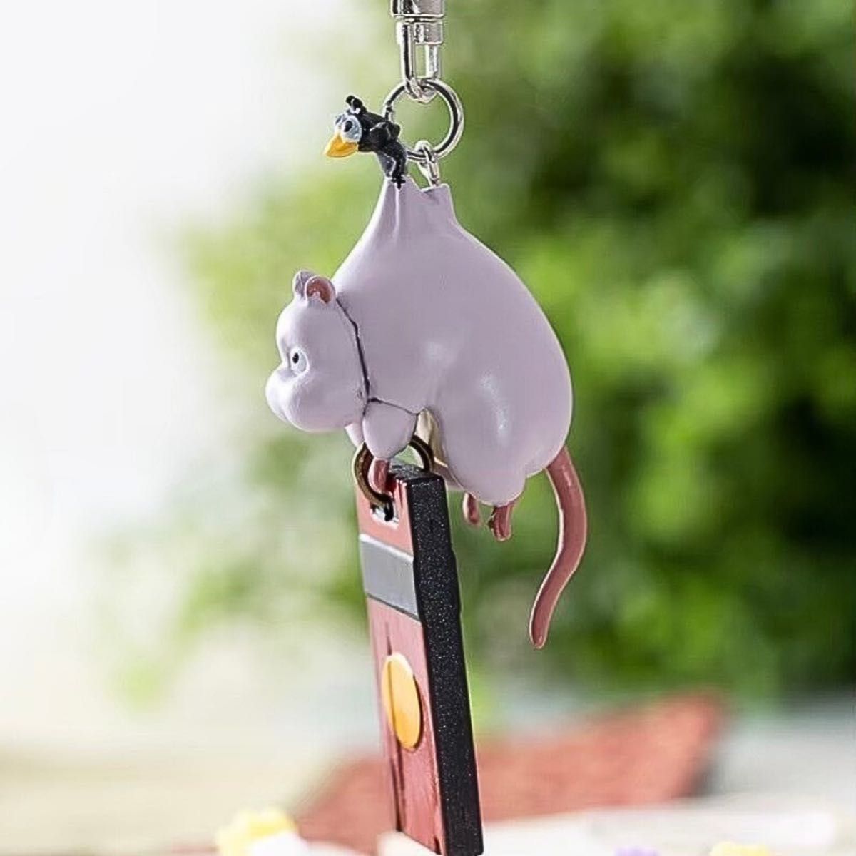 新品未使用 千と千尋の神隠し キーホルダー 坊ネズミとハエドリ ジブリ