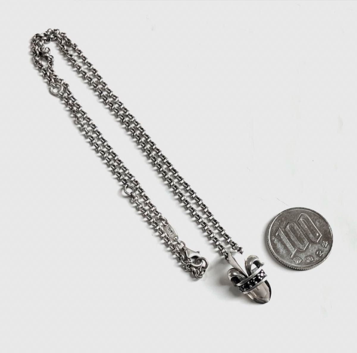 パトリックコックス/リリーオニキス クリスタル925 SILVERネックレス