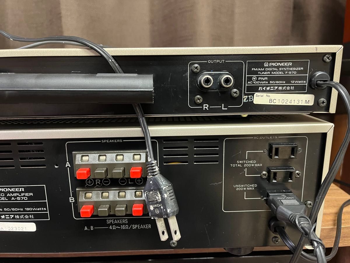 PIONEER A-570 F-570｜Yahoo!フリマ（旧PayPayフリマ）
