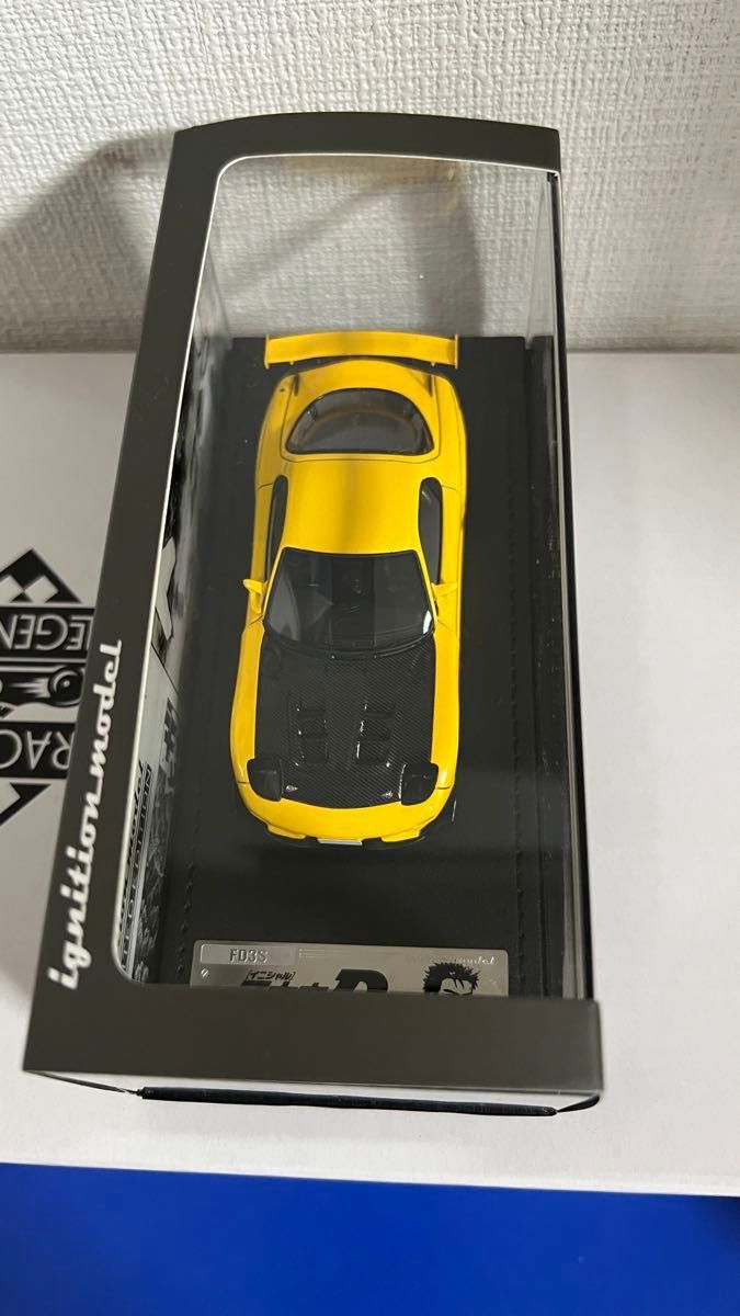 1/43 INITIAL D Mazda RX-7 FD3S ignition model WEB限定 高橋啓介 頭