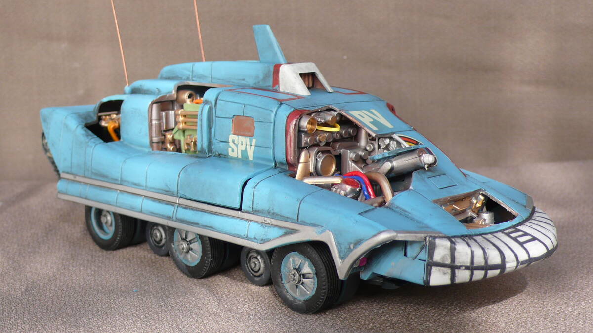 Yahoo!オークション - キャプテンスカーレット ・ 追跡戦闘車 完成品