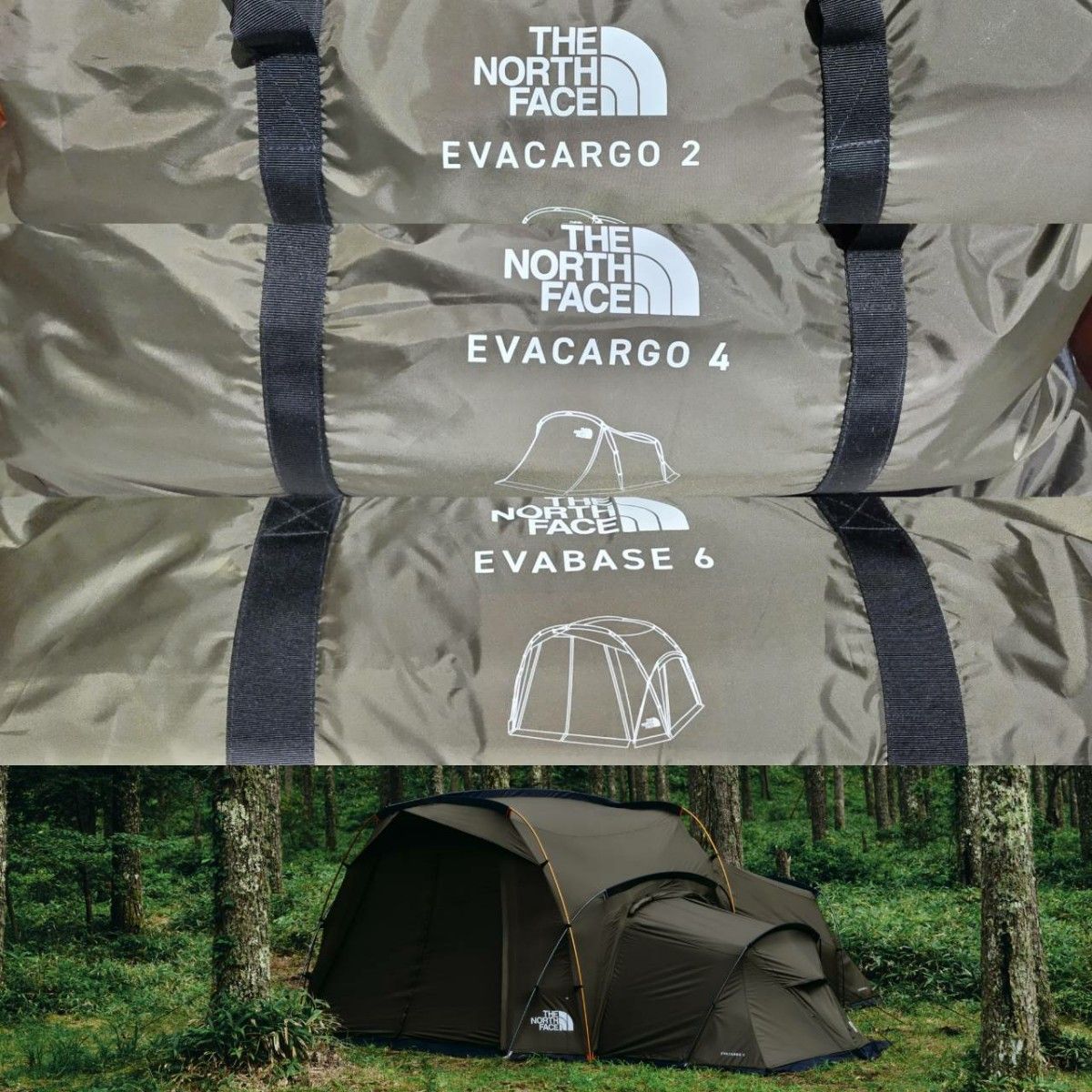 THE NORTH FACE ノースフェイス エバベース6 エバカーゴ4 エバカーゴ2