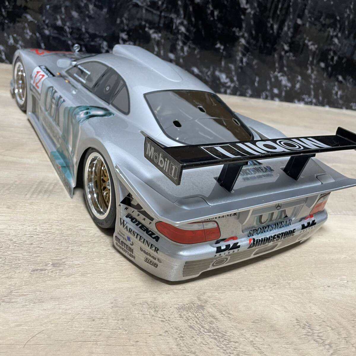 タミヤ メルセデスベンツ clk gtrラジコンボディー 1/10 完成品 ボディ