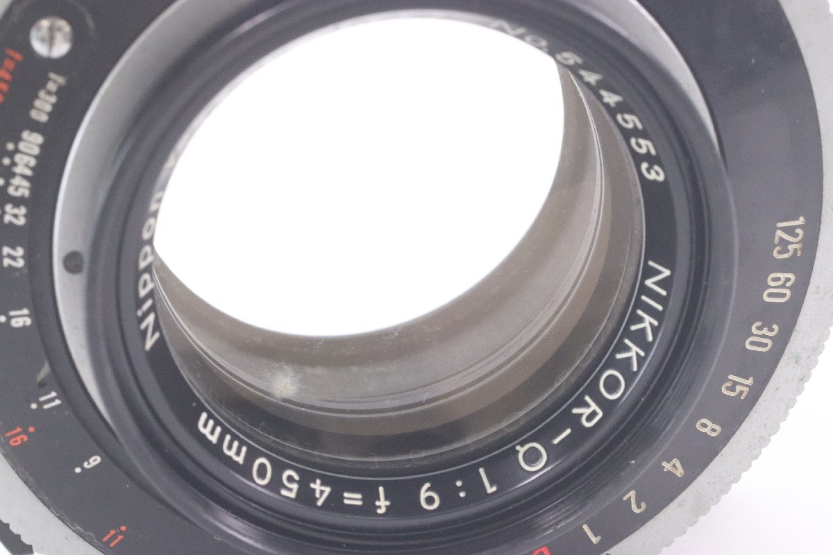 d*5様 大判レンズ ニッコールQ 450mm F9 d*5様 大判レンズ ニッコールQ