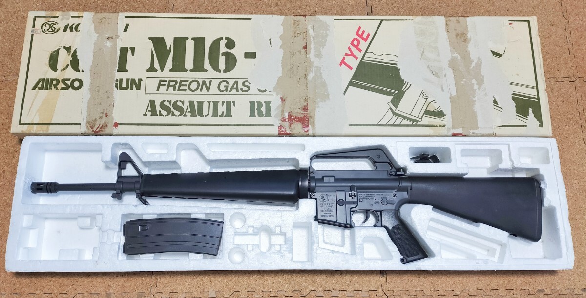 Yahoo!オークション - 国際 コクサイ KOKUSAI M16A1 エアソフトガン エ