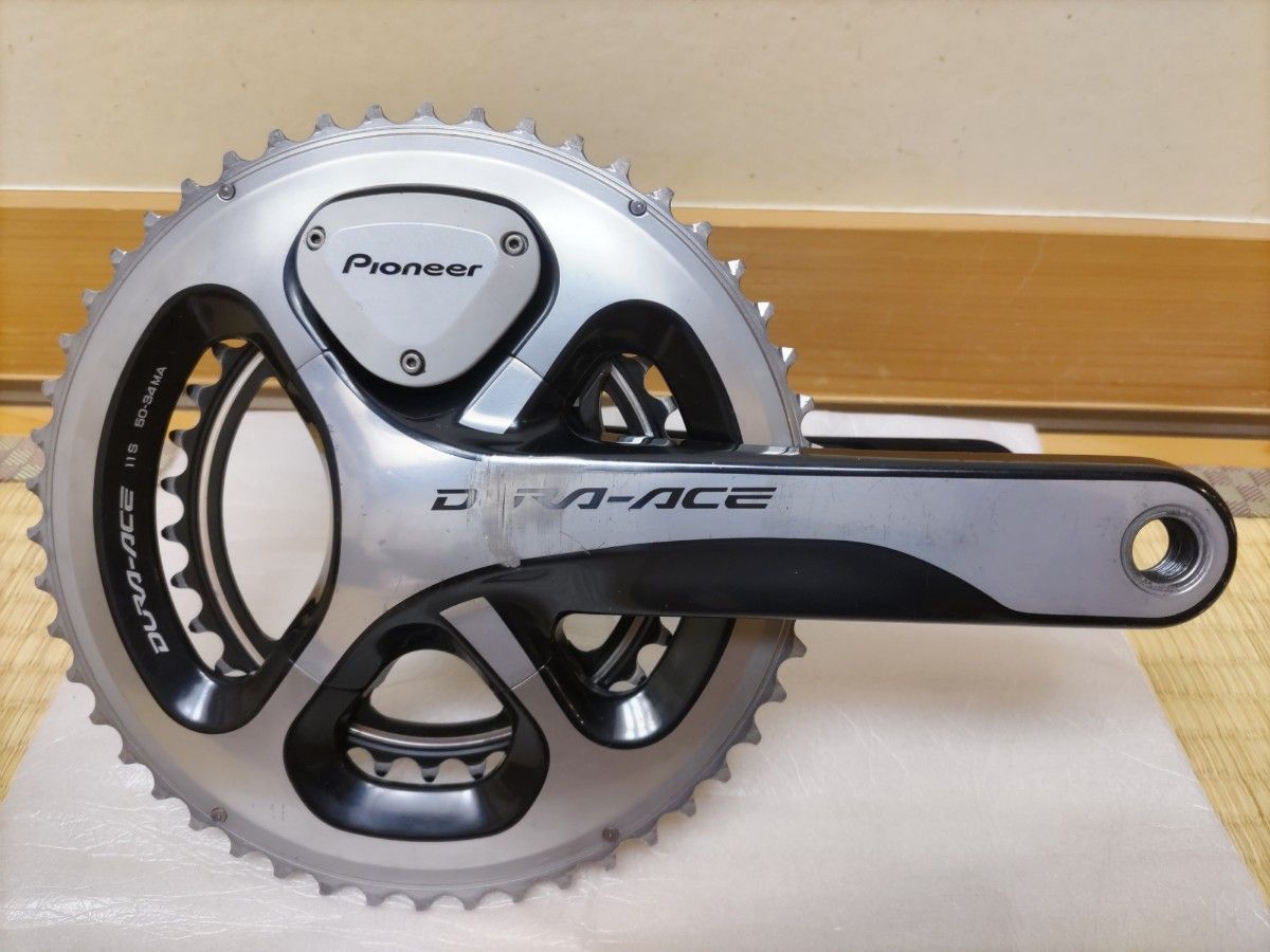 デュラエースDURA-ACE 9100クランクpioneerパワーメーター両計測