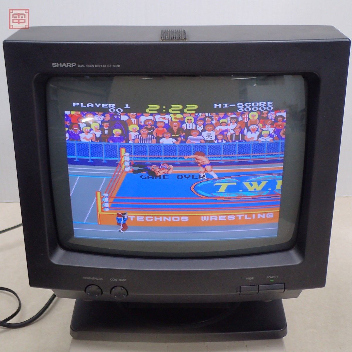 Yahoo!オークション - X68000等 SHARP モニター CZ-603D-BK ブラック 1
