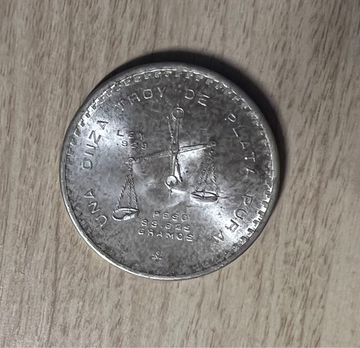 メキシコ 1オンス 銀貨 天秤 1980｜Yahoo!フリマ（旧PayPayフリマ）