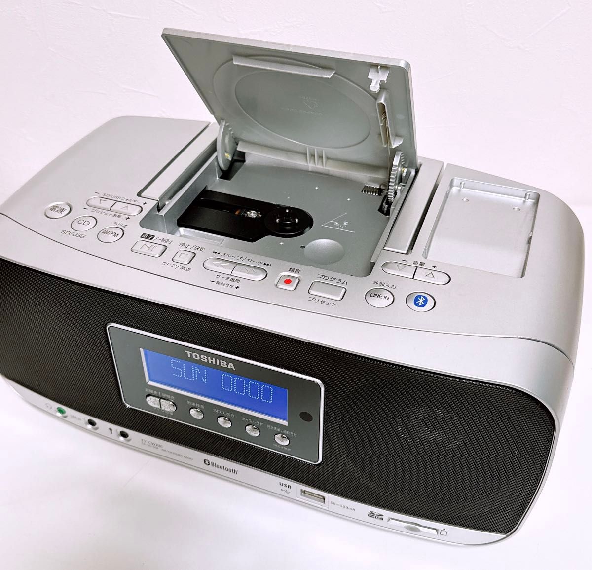 TOSHIBA 東芝 ラジカセ TY-CWX81 Bluetooth USB｜Yahoo!フリマ（旧