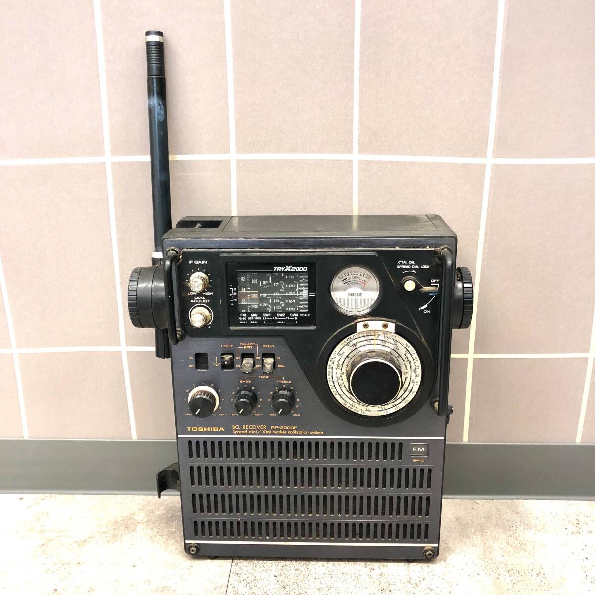 operation goods * Toshiba Try X 2000 RP-2000F BCL radio TRY-X2000