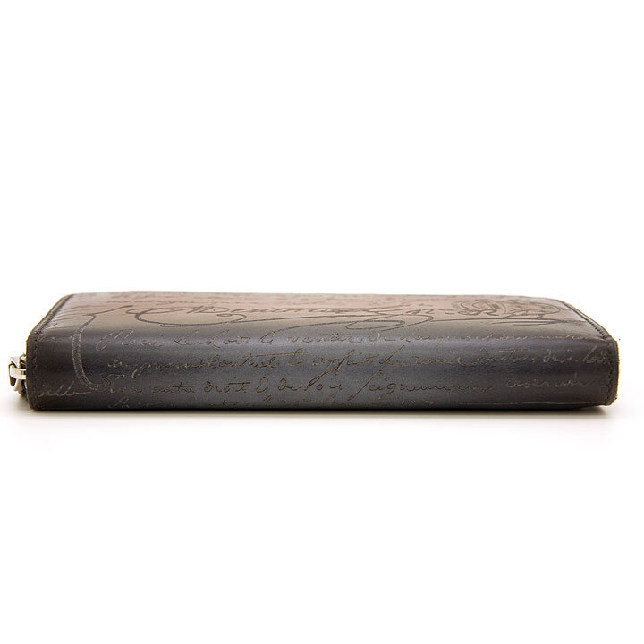 中古 BERLUTI ベルルッティ 長財布 イタウバ ネオ スクリット レザー