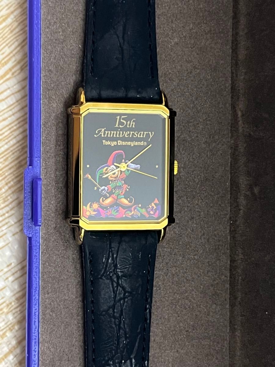激レア/東京ディズニーランド15周年記念/腕時計/非売品13 000個限定品
