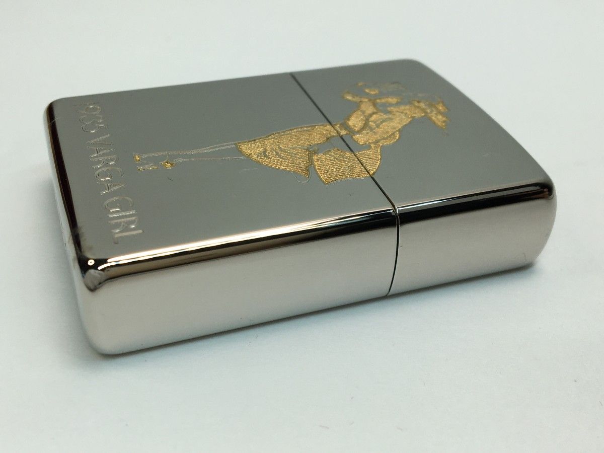 n1148 希少レア 未使用 ジッポー zippo 1935 VARGA GIRL windy GOLD