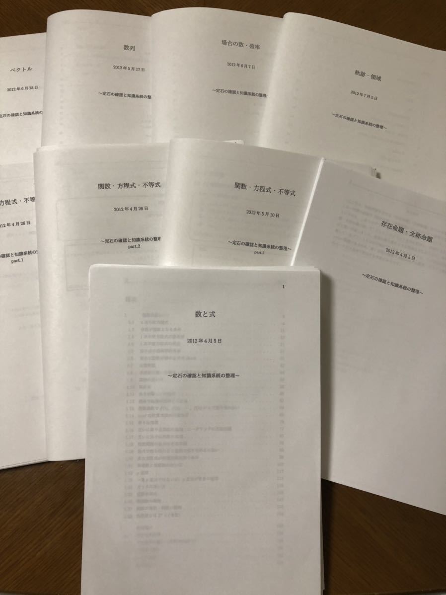 鉄緑会 数学 定石の確認と知識体系の整理 鶴田 近藤 駿台 河合 入試