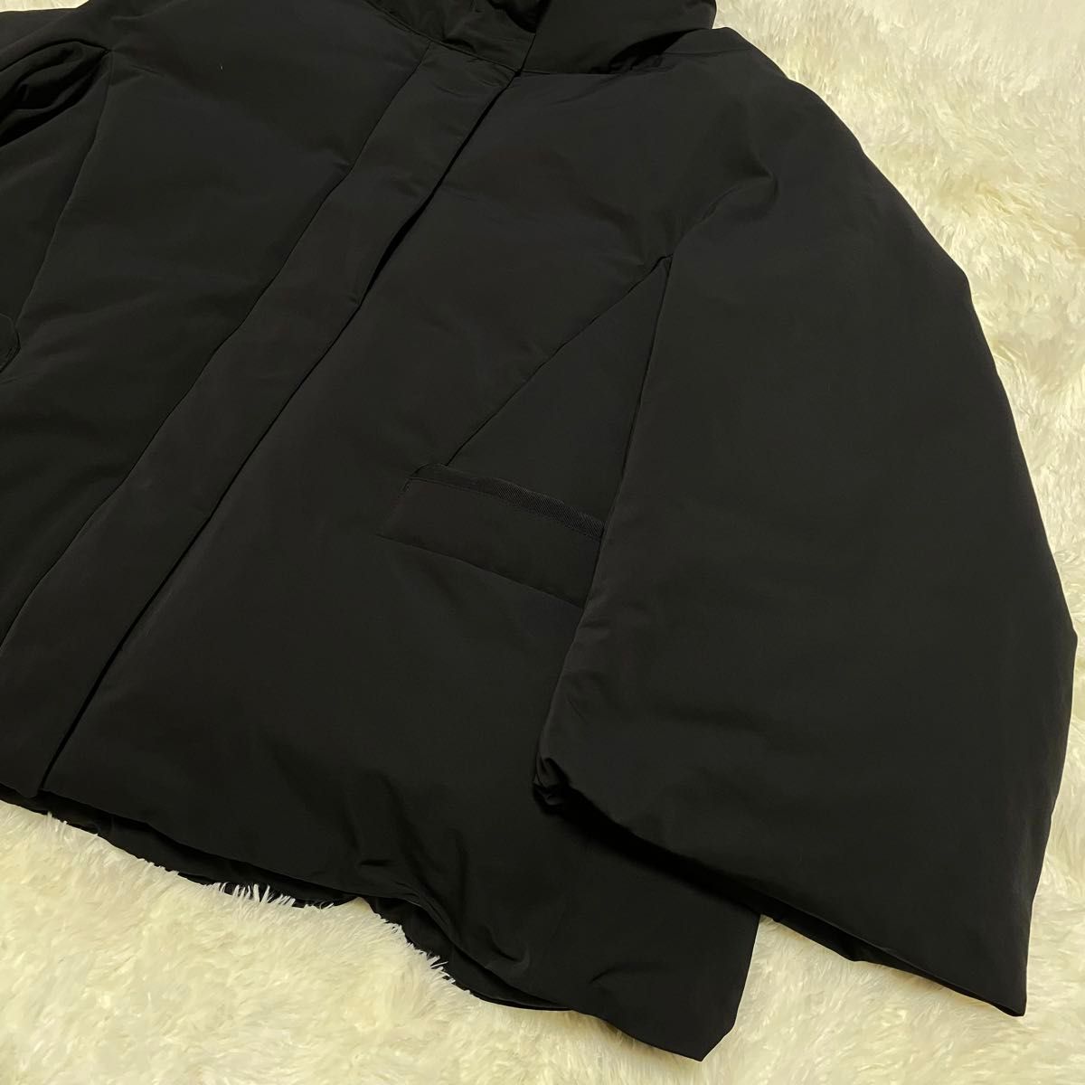 XXL 美品 ユニクロ ジルサンダー +J ハイブリッドダウンジャケット 黒